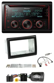 Автомагнитола для Renault Megane II Pioneer 2DIN, DAB, Bluetooth, USB, CD, поддержка управления на руле