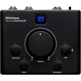 PreSonus MicroStation BT 2.1 Monitor Controller w/BT Input/Dedicated Sub Out