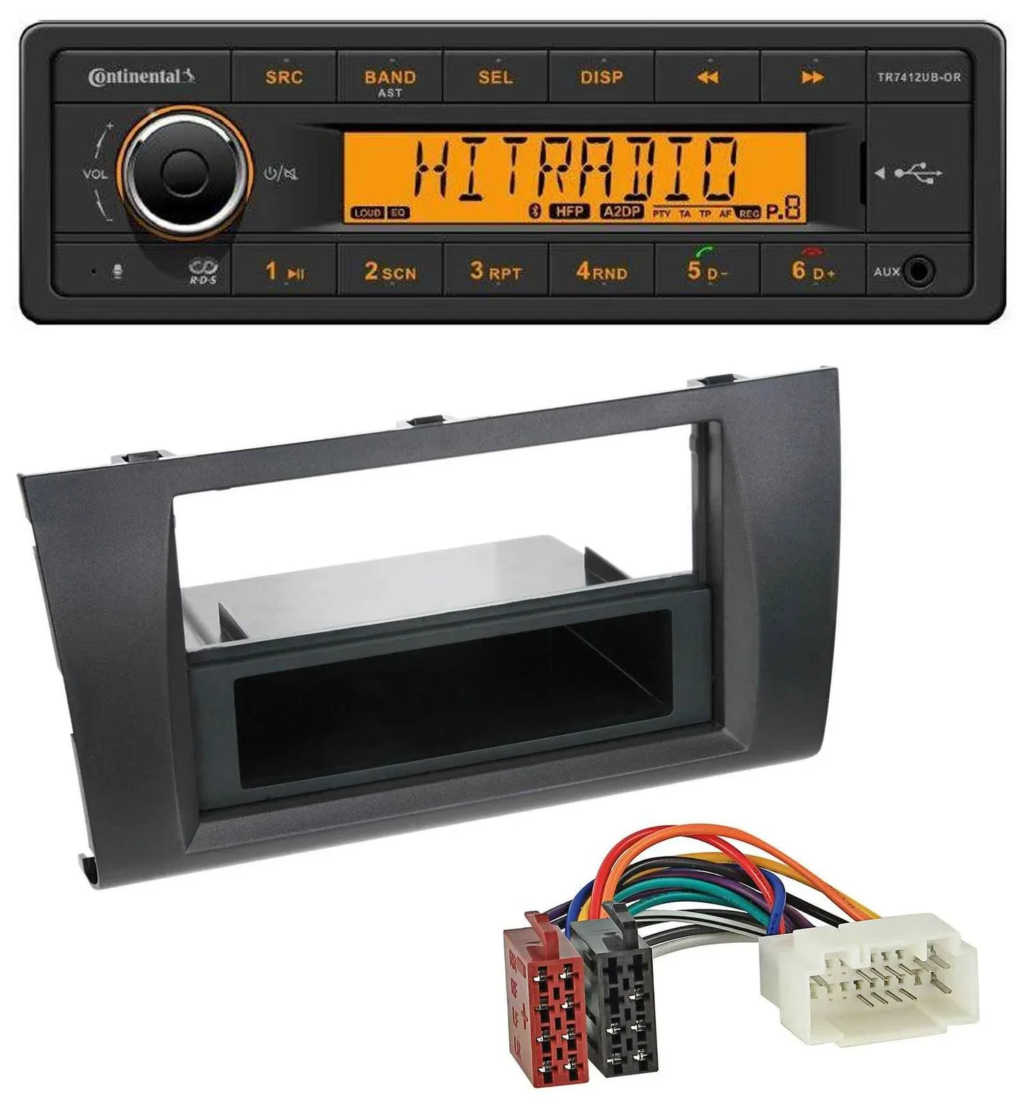 Continental MP3 Bluetooth AUX USB Autoradio für Suzuki Swift (2006-2010)