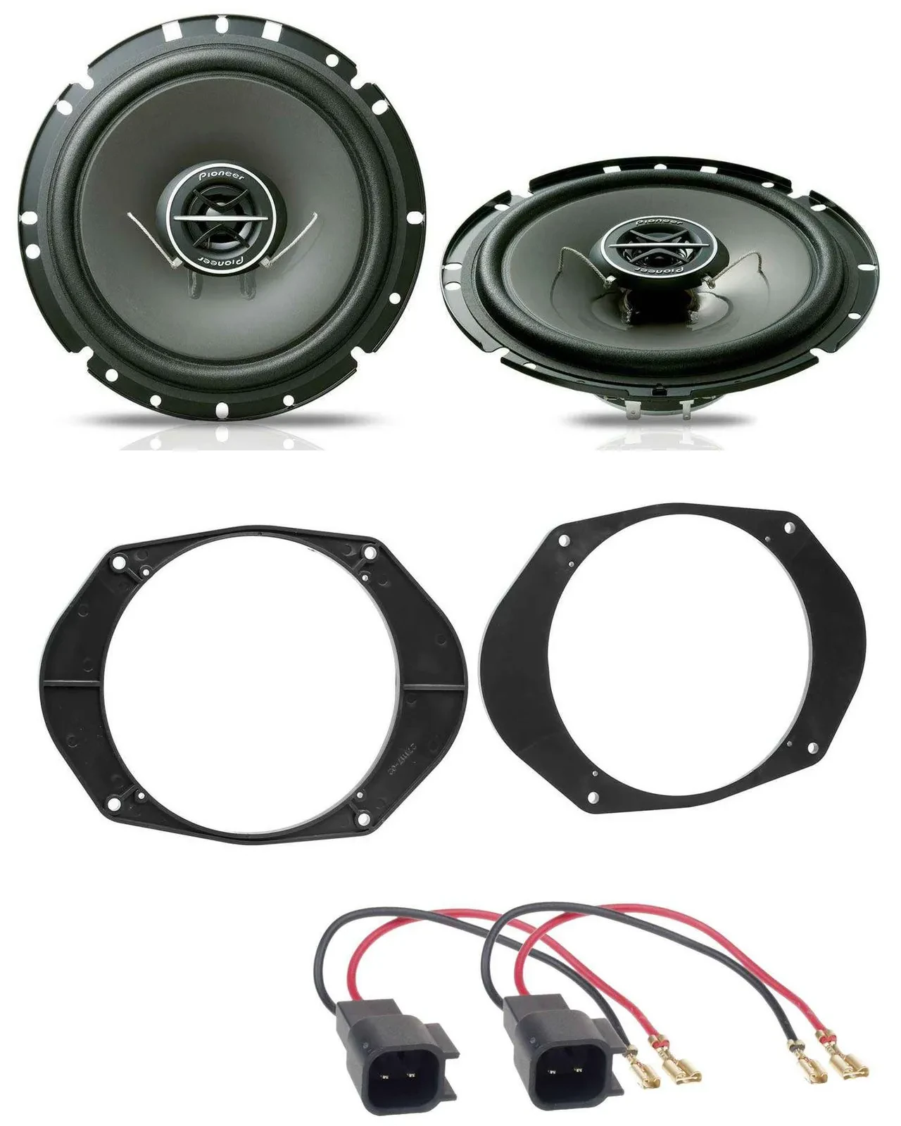 Pioneer 170Watt 2-Wege 16,5cm Lautsprecher für Ford Focus Ka Fronttür Heck Auto