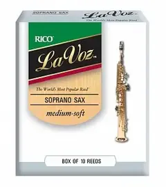 Трость для саксофона-сопрано Rico La Voz RIC10MS