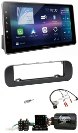 Автомагнитола для Fiat Panda 2012–2020 Pioneer Bluetooth, USB, DAB, черная