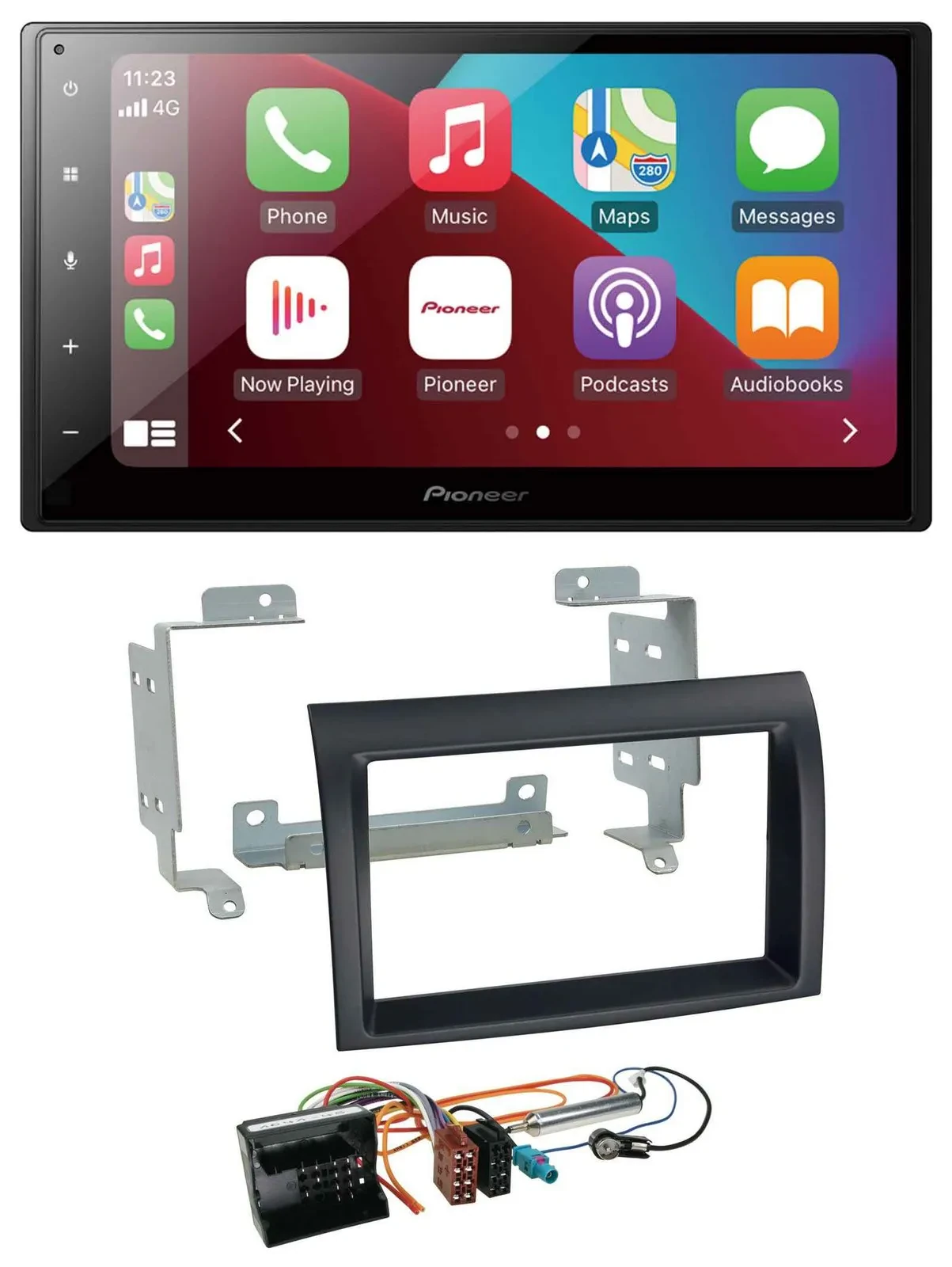 Автомагнитола Pioneer 2DIN, USB, MP3, DAB, Bluetooth для Citroen Jumper (2006–2011)