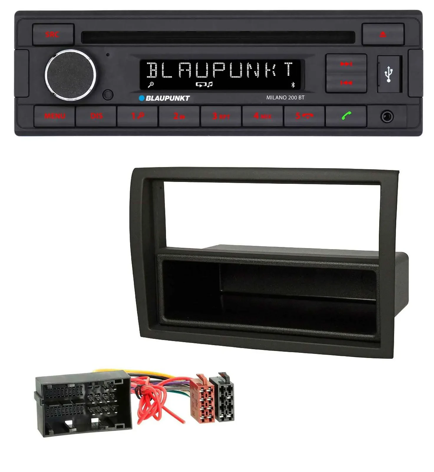 Blaupunkt MP3 USB CD Bluetooth AUX Autoradio für Fiat Ducato Citroen Jumper Peug