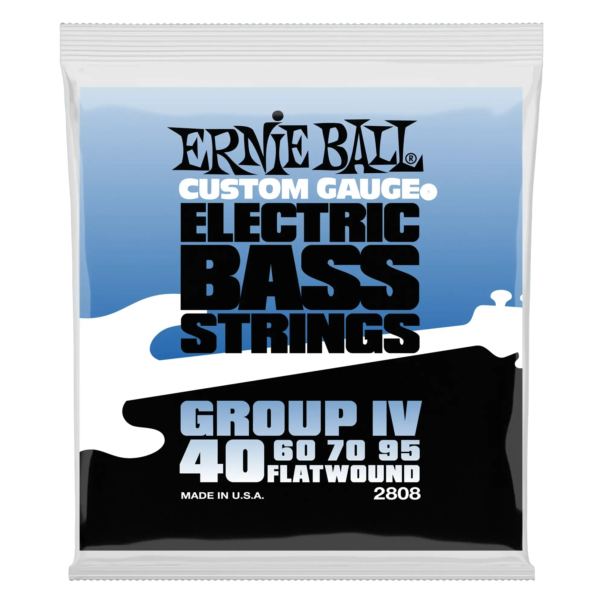 Струны для бас-гитары Ernie Ball 2808 Flat Wound Bass Group IV 40-95