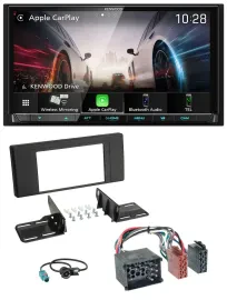 Kenwood MP3 2DIN USB DAB Bluetooth Autoradio für BMW X5 (E53 2000 2002)