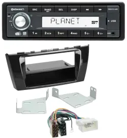 Continental MP3 AUX USB DAB 1DIN Autoradio für Mitsubishi Space Star A00 ab 13 A