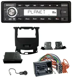 Continental USB 1DIN AUX DAB MP3 Autoradio für Chevrolet Cruze ab 2016 Klavierla