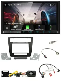 Kenwood Lenkrad 2DIN USB DAB Bluetooth Autoradio für BMW 1er aut. Klima E81/E82/