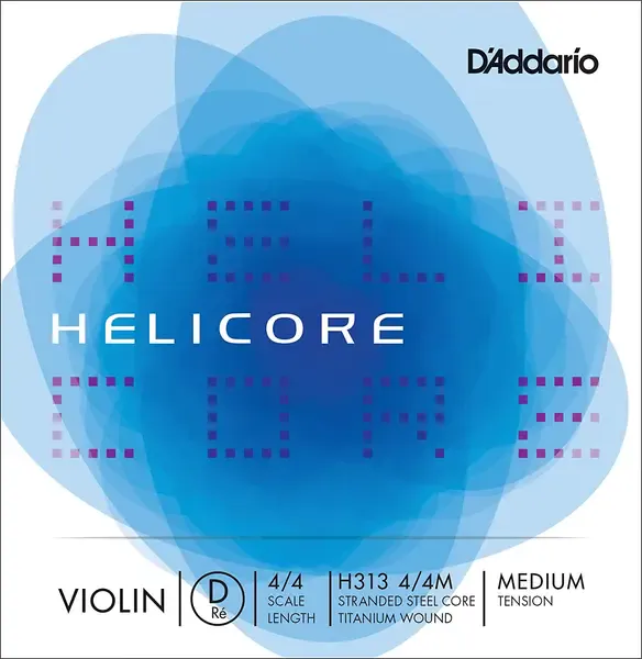 Струна для скрипки D'Addario Helicore H313 4/4M, D