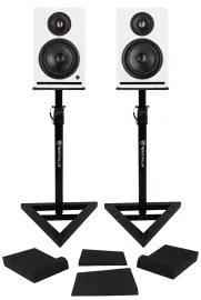 Активная акустическая система Rockville APM6W v2 6.5", USB/Bluetooth (набор, пара) со стойками и изоляционными прокладками