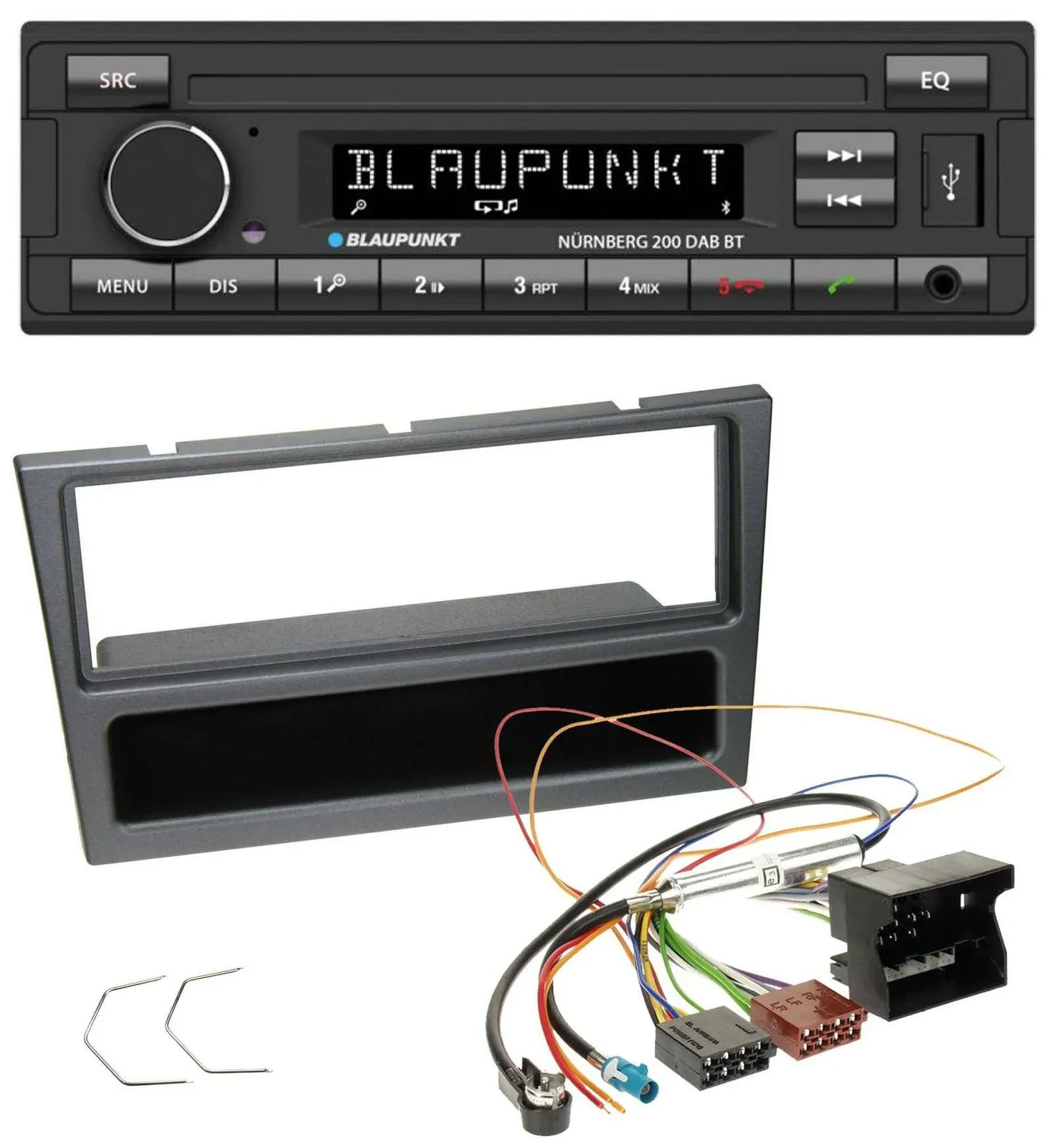 Blaupunkt USB DAB MP3 Bluetooth Autoradio für Opel Corsa C Meriva Vectra C Signu