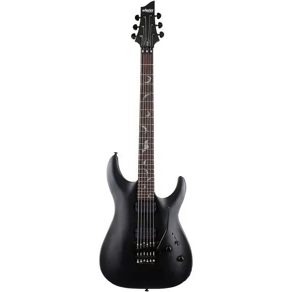 Электрогитара Schecter Damien-6 Floyd Rose Satin Black