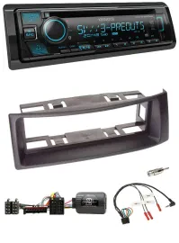 Kenwood Bluetooth USB CD Lenkrad DAB Autoradio für Renault Megane 1996-2000 Scen