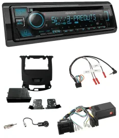 Kenwood Bluetooth USB CD Lenkrad DAB Autoradio für Chevrolet Cruze ab 2016 klavi