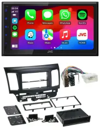 JVC Bluetooth 2DIN MP3 DAB USB Autoradio für Mitsubishi EVO Lancer ab 08