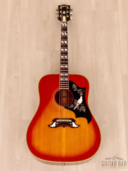 Акустическая гитара Gibson Dove Vintage Dreadnought Cherry Sunburst w/case USA 1968