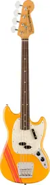 Бас-гитара Fender Vintera II '70s Mustang Bass Guitar, Competition Orange w/ Deluxe Gig Bag