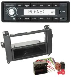 Continental USB MP3 AUX 1DIN Autoradio für Mercedes A-Klasse 04-12 W169 C169