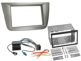 Radioeinbauset Doppel DIN Autoradio für Seat Altea XL Altea Toledo silber