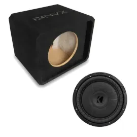 Сабвуфер NVX NE121P 12", фазоинверторный, корпус МДФ 3/4", 1 динамик, с сабвуфером CompVT