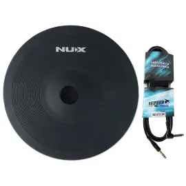 Тарелка-пэд для электронных барабанов NUX DM8-Cymbal 12" с кабелем keepdrum