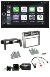 Blaupunkt DAB Lenkrad TMC Bluetooth USB 2DIN Navigation für Fiat Grande Punto an