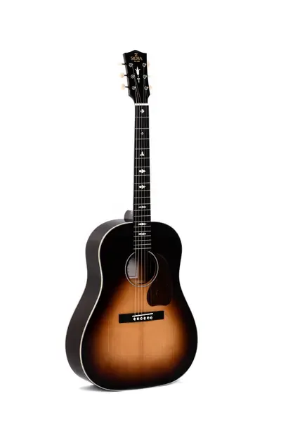 Электроакустическая гитара Sigma Guitars SJM-SG45 All-Solid Slope Shoulder Dreadnought Gloss Sunburst