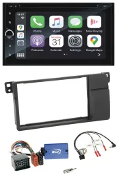 Blaupunkt DAB Lenkrad TMC Bluetooth USB 2DIN Navigation für BMW 3er E46 2000-200