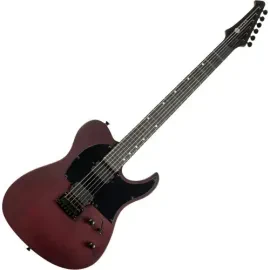 SPIRA Guitars T-400 MWR Satin Winered Modern T-Style E-Gitarre B-Ware