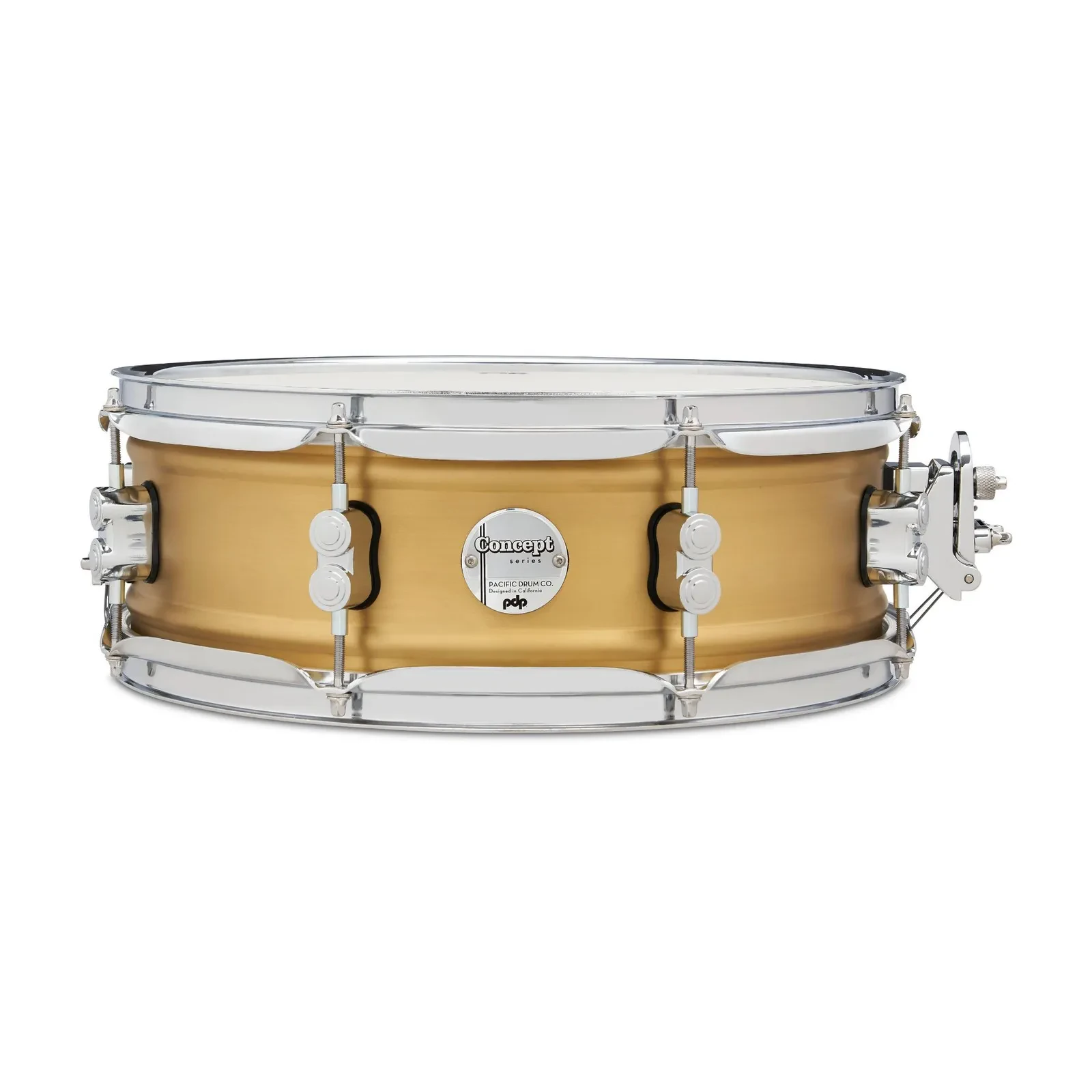 Б/У Малый барабан PDP by DW Concept Series PDSN0514NBBC 14" x 5", латунь 1.2 мм, Brushed Brass