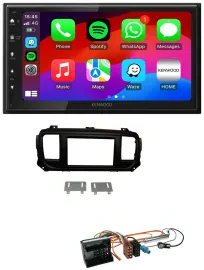 Kenwood MP3 USB DAB 2DIN Bluetooth Autoradio für Peugeot Expert Traveller ab 201