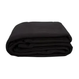 LightmaXX Bühnenmolton 3m Schwarz 300cm Breite 100% Baumwolle B1 Zertifiziert DE