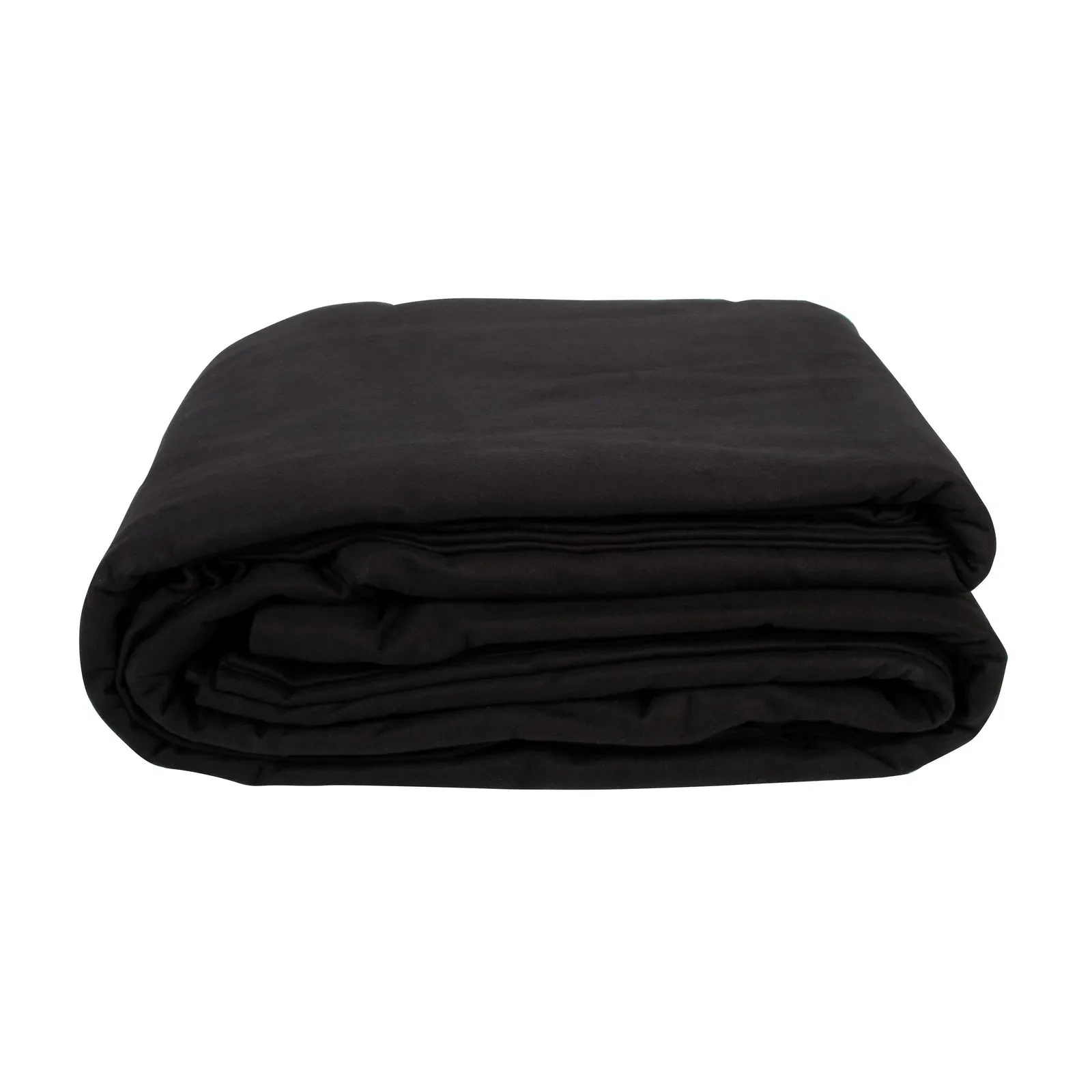 LightmaXX Bühnenmolton 3m Schwarz 300cm Breite 100% Baumwolle B1 Zertifiziert DE