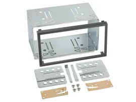 Metall Installations Kit Doppel DIN Blenden 182x103 mm 24430.1 381230-00