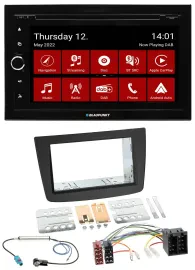 Blaupunkt MP3 DVD Bluetooth DAB 2DIN USB Autoradio für Alfa Romeo Mito 08-14 955