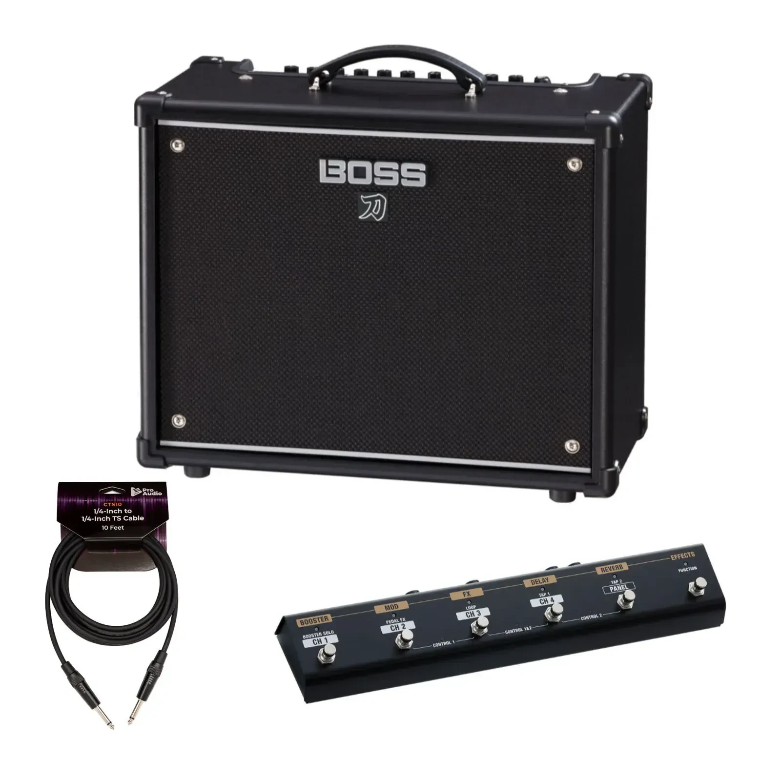 Комбоусилитель для электрогитары Boss Katana Gen 3 50 50W 1x12" черный (набор)
