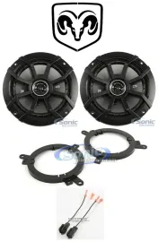 2002-2006 Dodge Neon Kicker 6.5" Front Factory Speaker Replacement Kit