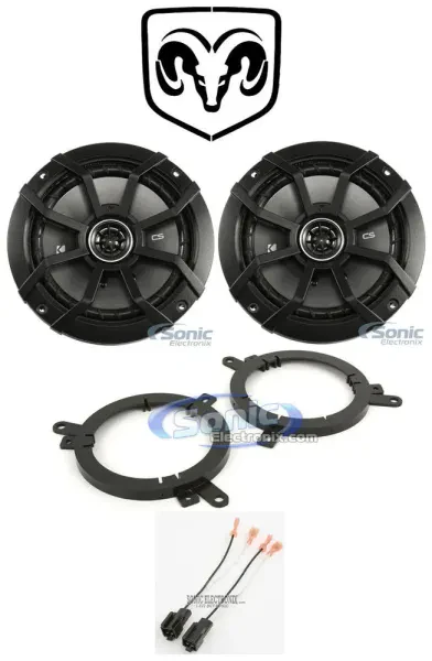 2002-2006 Dodge Neon Kicker 6.5" Front Factory Speaker Replacement Kit