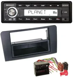 Continental USB 1DIN AUX DAB MP3 Autoradio für Mercedes ML (ab 2006)
