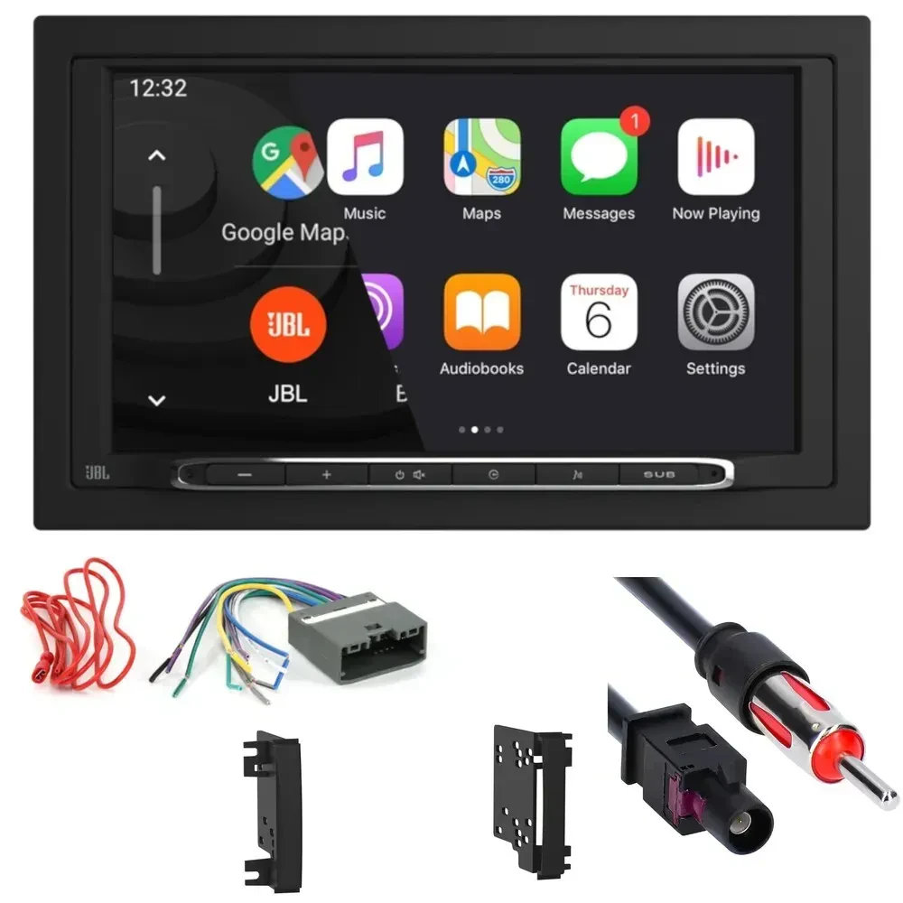 Автомагнитола JBL Double DIN, беспроводная, для Dodge Ram 1500 (2009–2012)