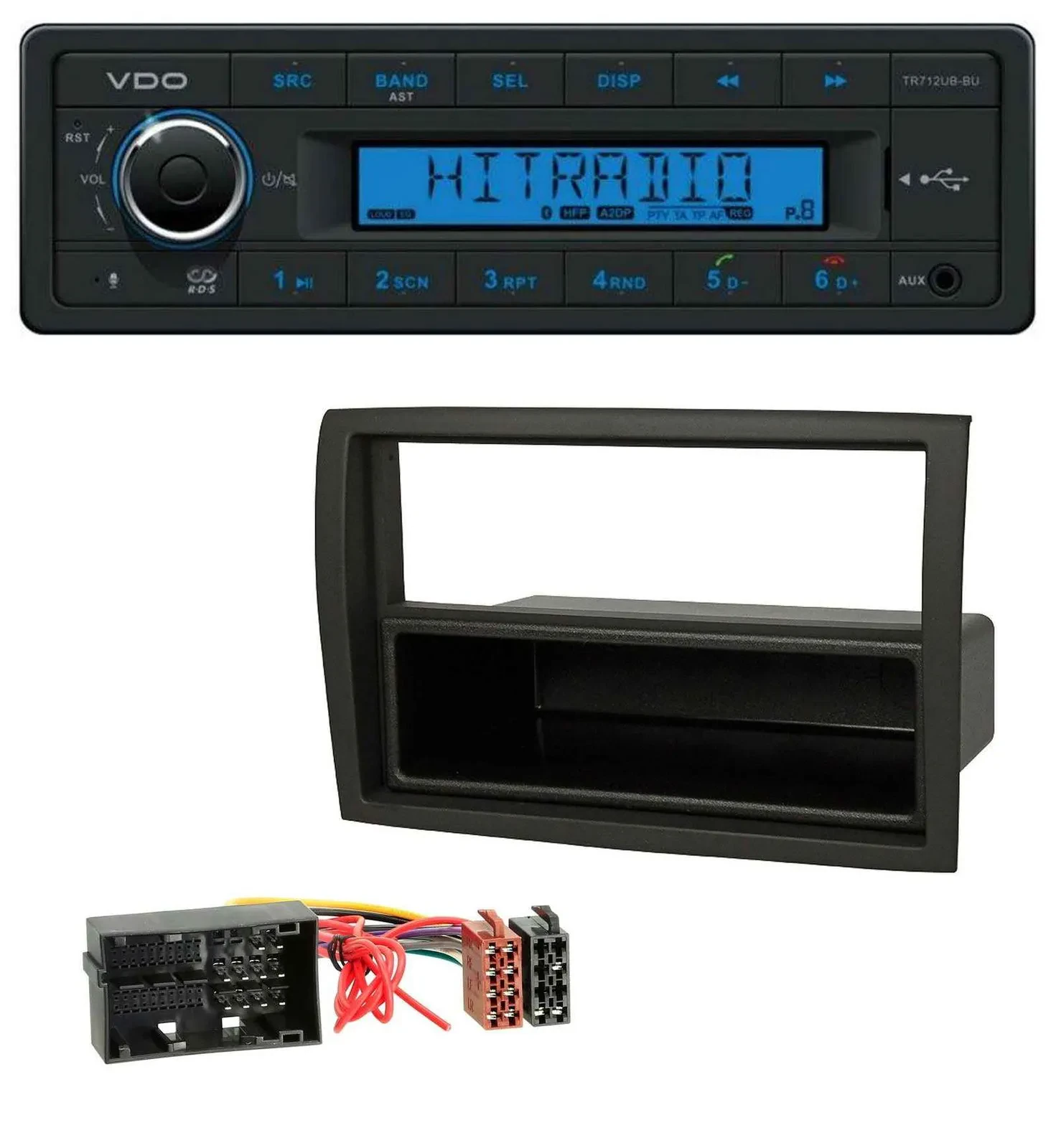 VDO Bluetooth AUX USB MP3 Autoradio für Fiat Ducato Citroen Jumper Peugeot Boxer