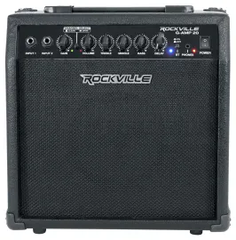 Комбоусилитель для электрогитары Rockville G-AMP 20 Black 20W 1x6.5 с аксессуарами