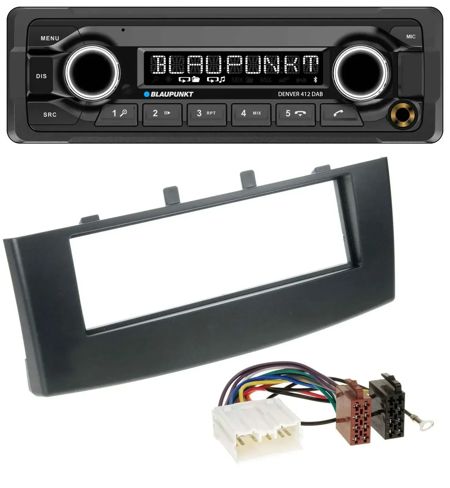Blaupunkt Bluetooth DAB MP3 USB Autoradio für Mitsubishi Colt (ab 2009)