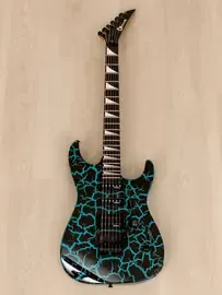Электрогитара Charvel by Jackson Dinky Custom DK-085-SSH Blue Crackle w/gigbag Japan 1980s