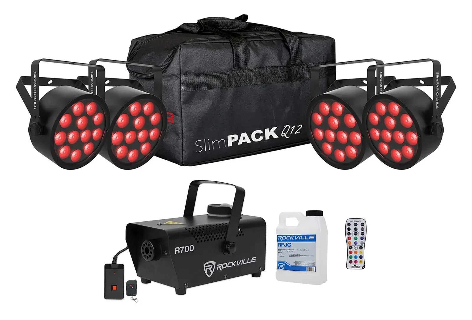 Комплект светового оборудования Chauvet DJ SlimPACK Q12 ILS+IRC-6+R700