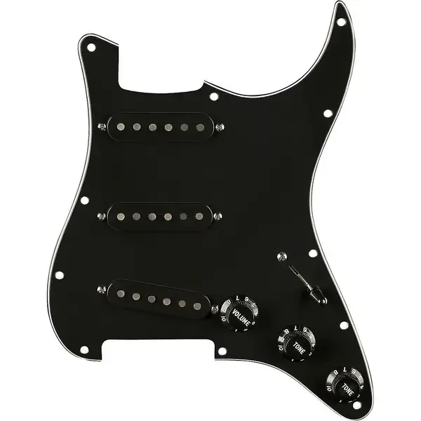 Комплект звукоснимателей для электрогитары Fender Pure Vintage '59 Pre-Wired Strat Pickguard Black