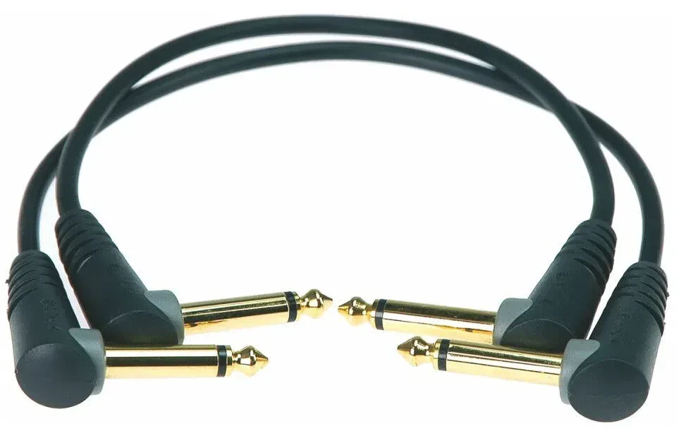 Патч-кабель инструментальный Klotz AU-AJJ0060 Black 0.6 м (пара)