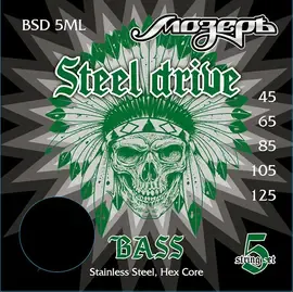 Струны для бас-гитары Мозеръ Steel Drive  BSD-5ML