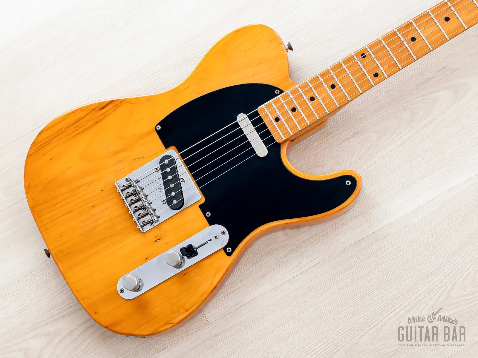 1981 Tokai Breezysound TE55-N T-Style '52-Spec Vintage Guitar Butterscotch